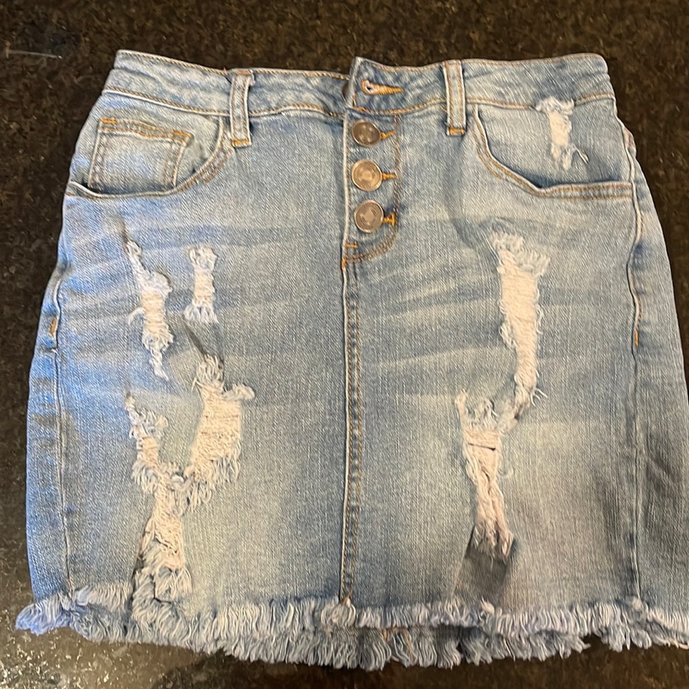 Denim skirt